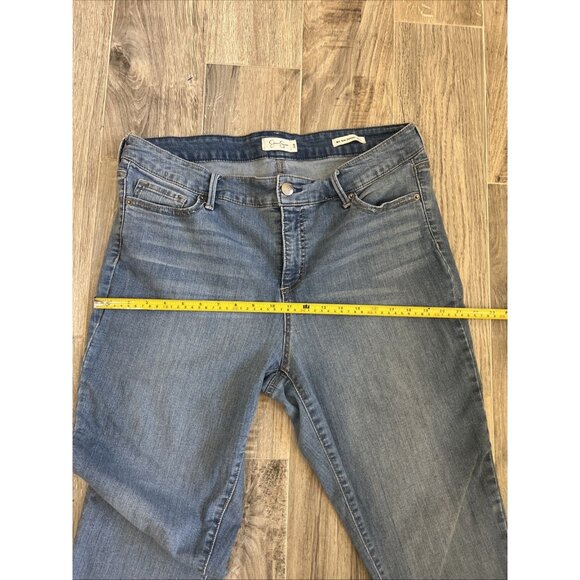 Jessica Simpson Medium Rise Straight Ankle Blue Jeans Women’s Size 16W - Picture 12 of 12